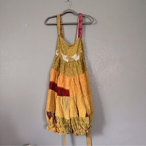 Kantha Bae Dolly Shortalls Romper One Size Fits Most